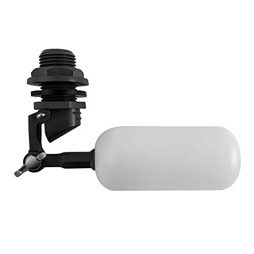 QWORK Mini Float Valve, 1/2" NPT Float Ball Valve, Adjustable Arm