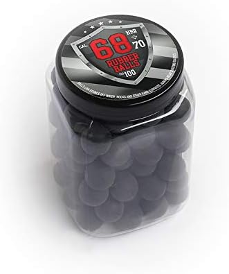 SSR 100 x Premium Quality Hard Rubber Balls Powerballs Paintballs Reballs for Defense and Paintball Pistols in 68 cal - Image 3
