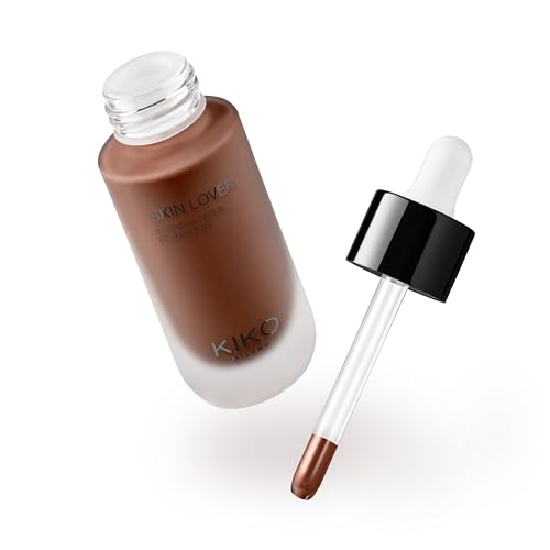 KIKO Milano Skin Lover Intensive Serum Foundation 9.5NR, Long-Lasting Moisturising Serum Foundation
