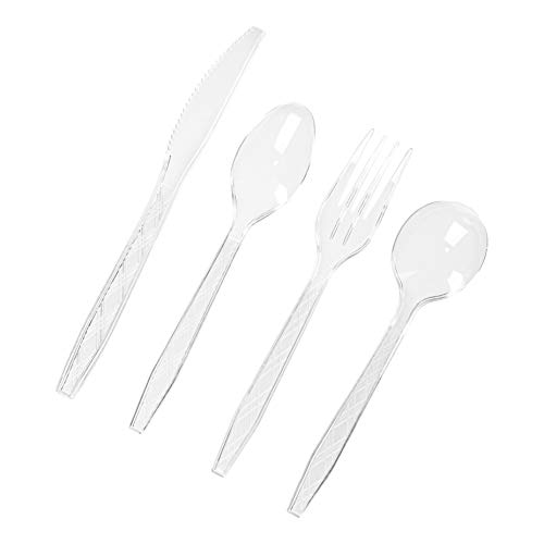Party-Bargains-Disposable-Cutlery-set-Color-Clear-Count-360-Pcs-SAPPHIRE