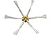 MZY LLC 2 Bristle Brushes & 2 Flexible Beater Brushes & 3 Side Brushes 6-Armed & 3 Filters & Brush Cleaning Tool Pack Mega Kit for Roomba 500 Series 510, 530, 535, 540, 560, 570, 580, 610 Vacuum