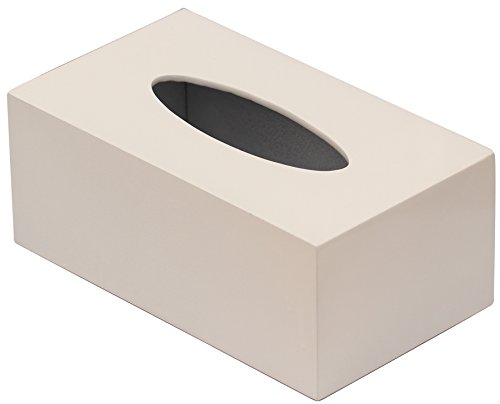 2016 YEAR END DEALS - Tissue Cover -Â SouvNear 9.5" Bright White Tissue Box Cover Wooden Tissue Paper Dispenser for 160 Count 2-Ply Kleenex Tissues