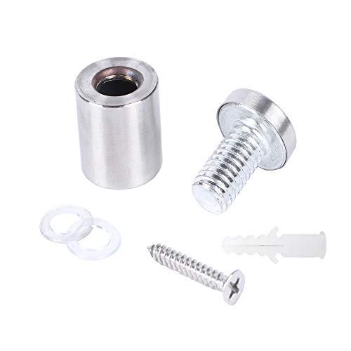 Osring 1 Inch x 1 Inch Sign Standoffs Mounting Hardware, Wall Standoff Holder Stainless Steel Glass Standoffs Screw for Sign Display, 16 Pack
