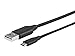 Monoprice USB Type C to USB-A 2.0 Cable - 0.5 Feet - Black, 480Mbps, 2.4A, Braided - Palette Series