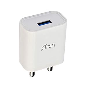 pTron Volta 12W Single USB Smart Charger, Made in India, BIS Certified, Fast Charging Power Adaptor Without Cable for…