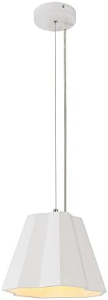 SLV Lighting 7700031U Contemporary Plastra PD-3 1-Light Pendant - White Finish
