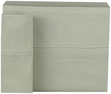 INDIGO FINE LINENS Hotel Collection 300 Thread Count 100% Cotton Sateen Sheet Set, California King Sage