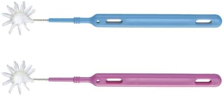 オーラルケア 柄付きくるリーナブラシ 12本(ブルー・ピンク各6本)