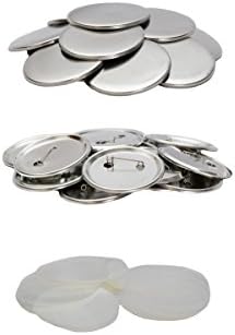 2.25" Inch Metal Flat Back Button Maker Badge Parts 1000