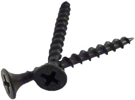 WoodPro Fasteners DWPC8X212-5 No 2 Phillips 5-Pound Net Weight No 8 by 2-1/2-Inch Coarse Drywall Screws, 555-Piece, Black
