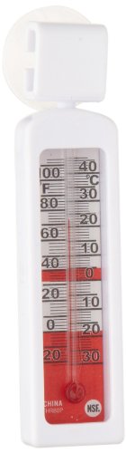 Rubbermaid Commercial FGTHR80C Stainless Steel Blister Carded Refrigerator/Freezer Thermometer