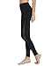 BALEAF Women’s High Waisted Yoga Leggings Mesh Workout Running Pants Tummy Control Black-Side Mesh Size XSthumb 2