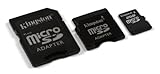 Kingston 2 GB microSD Flash Memory Card with SD and miniSD Adapters SDC/2GB-2ADP