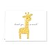 Canopy Street Adorable Animal Thank You Note Cards / 36 Baby Shower Thanks Greeting Cards / 3 1/2