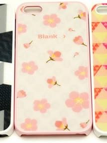 iphone5 /5s Case, Apple iPhone 5 / 5s 3D Fancy Slim Mobile Case (Spring Flower) Cellphone Pink Cover (Iriver Blank)