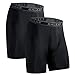 Baleaf 9 Inches Men's Active Underwear Sport Cool Dry Performance Boxer Briefs with Fly (2-Pack)