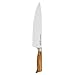 Messermeister Oliva Elite Stealth 10” Chef’s Knife - Fine German Steel Alloy Blade & Natural Mediterranean Olive Wood Handle - Rust Resistant & Easy to Maintain