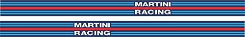 tcd Side Stripes x 2 Martini Racing Style 1275mm (50") x 52mm (2")
