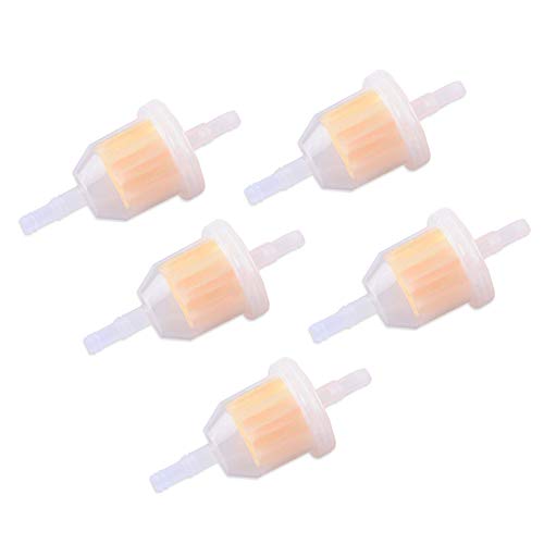 Poweka 5 Fuel Filter Fit for Kohler 25 050 22-s John Deere Am116304 Gy20709 Exmark 109585 303197 Gravely 21541500 Replace Onan 149-2206-01 Stens 120-535