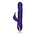 CalExotics Jack Signature Silicone Thrusting Rabbit, Waterproof Vibe Sex Toys for Couples, Luxury Adult Hands Free G Spot Massager, Purple, 5.25