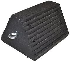 Plasticade Rubber Wheel Chock w/Eyebolt - Void Bottom