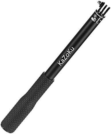 Selfie Stick GoPro Extendable Monopod Waterproof Handheld Rust-Preventing and Anti-reflective Pole 14-43.3 Inches for GoPro Hero 6/5/4/3+/3/2/1/Session Cameras, Compact Cameras