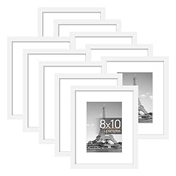 upsimples 8x10 Picture Frame Set of 10, Display