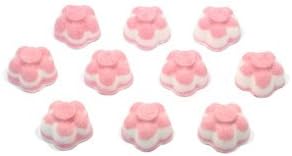 Bee Beautiful 50 X 10g Handmade Mini Flower Bath Bombs (Raspberry Ripple (Raspberry))