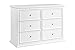 Million Dollar Baby Classic Foothill/Louis 6-Drawer Dresser, White