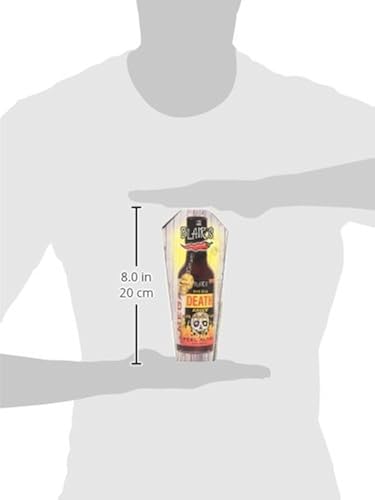 Hot Sauce, Blair's Mega Death Hot Sauce, 5oz Glass Jar, W/Skull Key Chain
