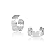 Sterling Silver Polished Small Non Piercing Helix Cartilage Clip On Ear Cuff for Men Women