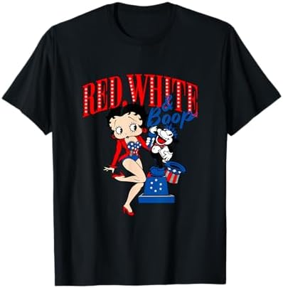 Amazon.com: Betty Boop Vintage Seated Cherries Logo T-Shirt