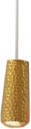 Striking Metallic Copper, Gold And Silver Hammered Cord Roman Blind Curtain Light Pulls (Gold)