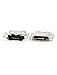 uxcell Phone Micro USB Type-B 5 Pin Female SMD Panel Mount Connectors 10 Pcs