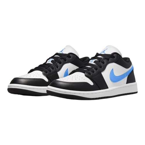 Nike Women's Air Jordan 1 Low UNC Basketball Shoe, Black/University Bluewhite, 8.5 Pricepulse