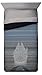 Jay Franco Wars Millennium Falcon Vs. Death Star Full Duvet Cover Set, Gray