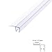 Kingran Shower Door F Jamb Seal with Soft Leg Fit for 90 Degree and 1/2 Inch Glass,78 Inch High,Clear