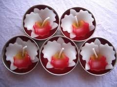 Relax Spa Shop @ Orchid Candle in Tea Lights , Floating Candles, Scented Tea Lights ,Aromatherapy Relax, Decorative Candles,(no.4 Orchid Candle in Tea Lights Pack of 10 Pcs.) - Mix color