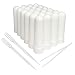 zison Essential Oil Aromatherapy Blank plastic tubes (Includes 24 Blank plastic tubes+36 unscented wicks+2 Plastic Droppers+1 Plastic Tweezers) primary