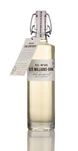 BIRKENHOF Brennerei | Alte Williams Birne - feine holzfassgereifte Spirituose | (1 x 0,5l ) - 40 % vol.