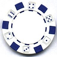 Deluxe Casino Craps Set with Felt, Dice Stick, Dice Cup, Dice, Chips & Button - Includes Bonus Deck of Cards!! - Thumbnail 5