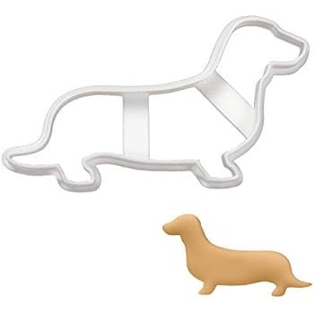 Amazon Com Set Of 2 Short Haired Dachshund Cookie Cutters Face