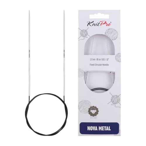 KnitPro - Nova Metal (150 cm, 2,00 mm) Aghi a Maglia Circolare - 1 unità