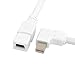 CY 20cm Left Angled 90 Degree Mini DisplayPort Male to Mini DisplayPort DP Female Extension Cable for iMac & LED Cinema Display