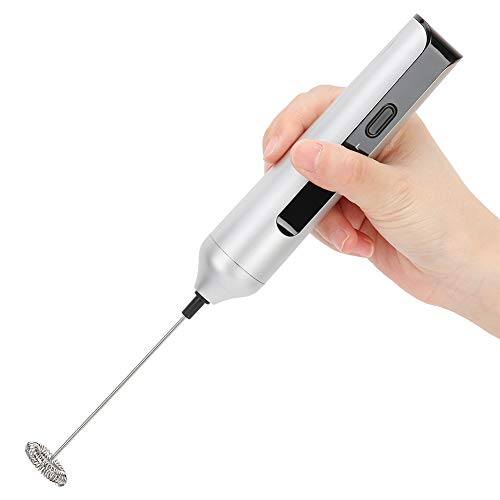 Handheld elektrische Milchaufschäumer, USB-Aufladung Eggbeater Milchaufschäumer Drei-Gang-Einstellmixer Mixer… – Bild 7