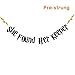 HEETON She Found Her Keeper Bachelorette Party Banner Magic Harry Potter Golden Snitch Theme Wedding Party Decoration Supplies Pre-Strung