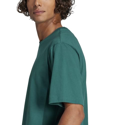 Hombre Essentials Linear Single Jersey Shirt, Collegiate Green/Black, M