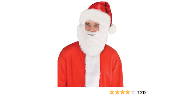 Amazon.com: amscan Santa Hat with Plush 
