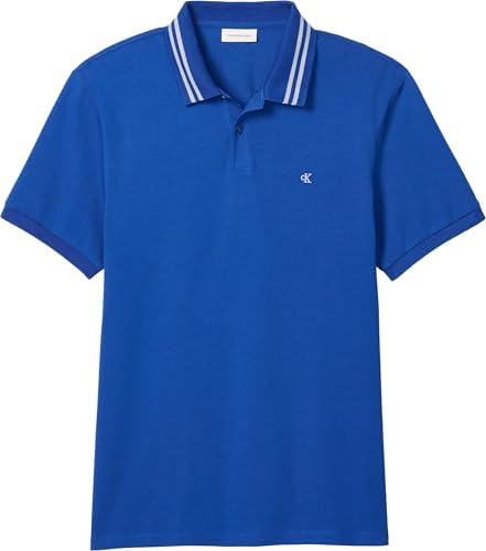 Polo piqué Monogramme SS LV04RC276G pour Homme, Bleu (Chase Blue), L, Bleu (Chase Blue), L