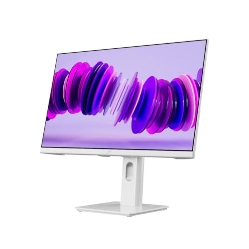 GET - Monitor Pivot Rotativo Vertical 23,8" Get IPS LED Full HD 7ms 120Hz Branco Design Fino